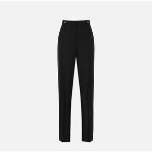 ELISABETTA FRANCHI High-Waisted Tailored Trousers Women 110NERO Pants